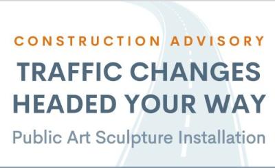 Traffic changes with a road watermarked in the background